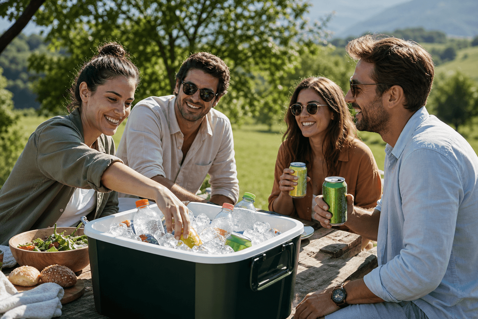 Gheață la picnic